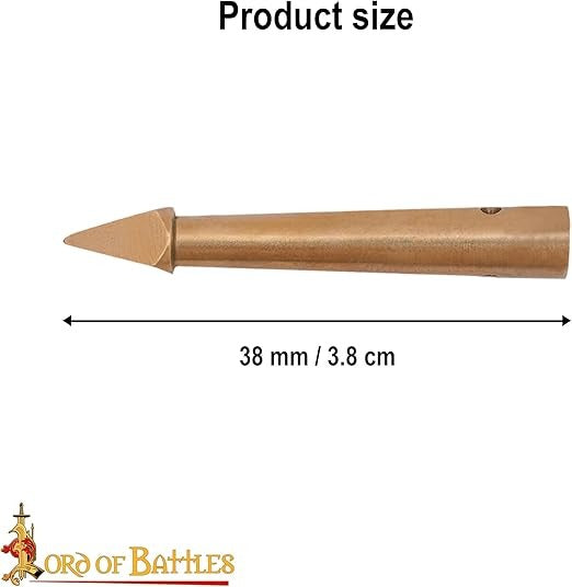 Aiglets Medievales de Latón - Juego de 10 Puntas de Lazo de Tela - Imagen 17