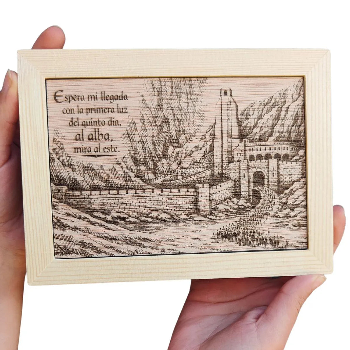 Cartel Decorativo Abismo de Helm El Señor de los Anillos