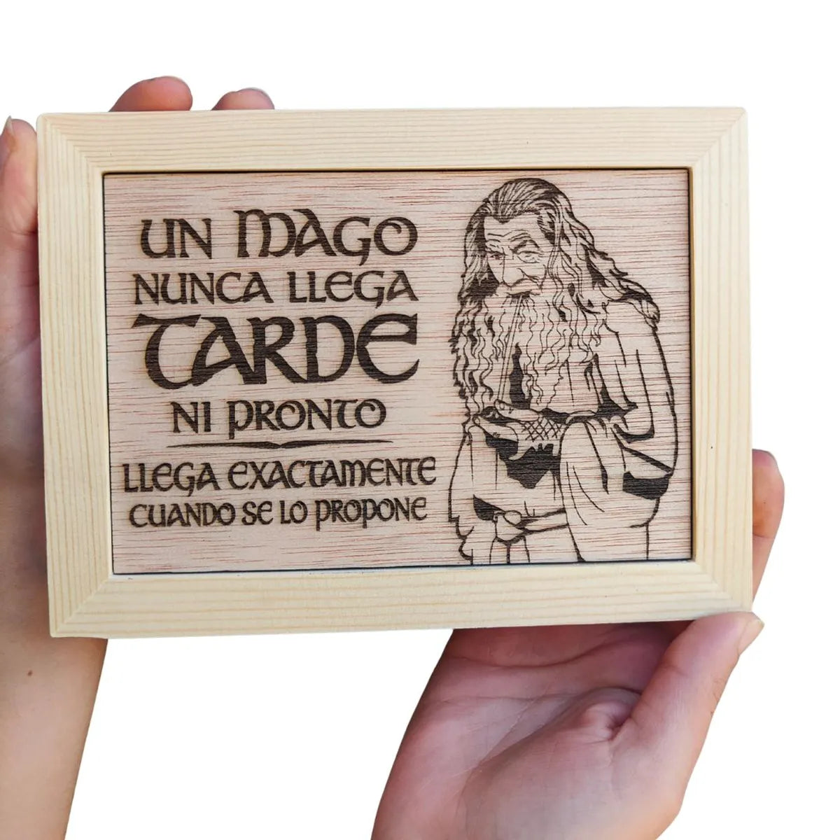 Cartel Decorativo Gandalf El Señor de los Anillos