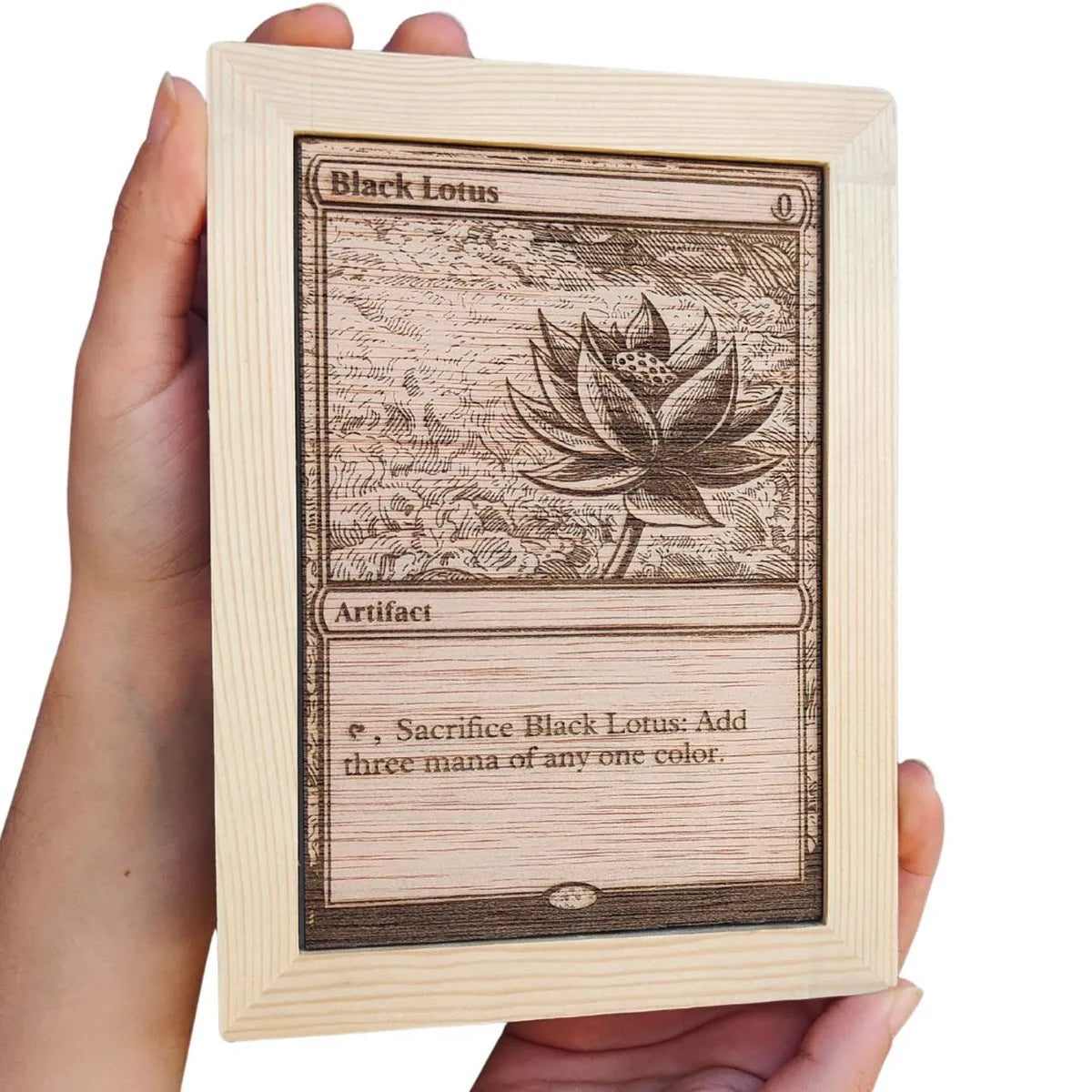 Decorative Black Lotus Magic The Gathering Poster