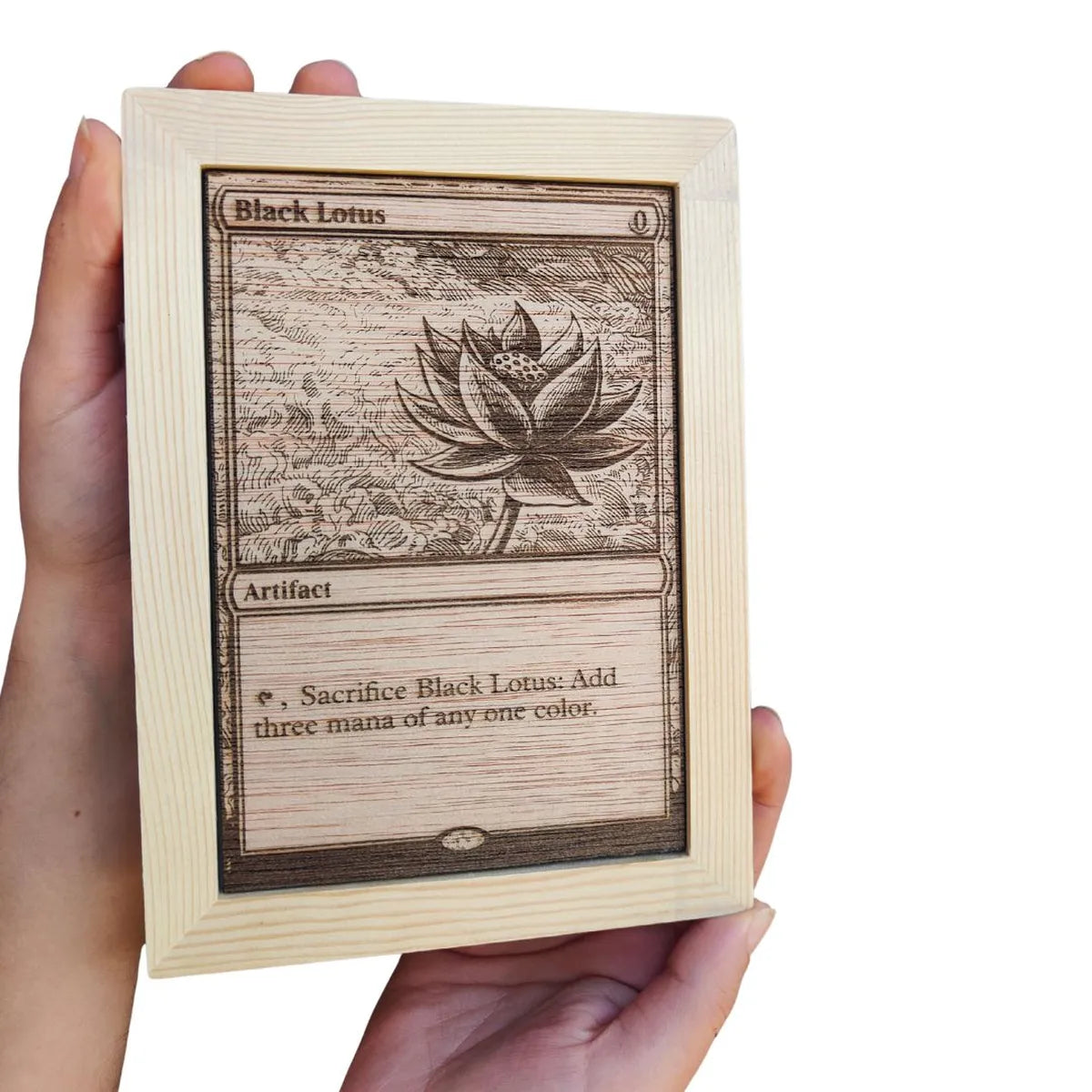 Cartel Decorativo Black Lotus Magic The Gathering