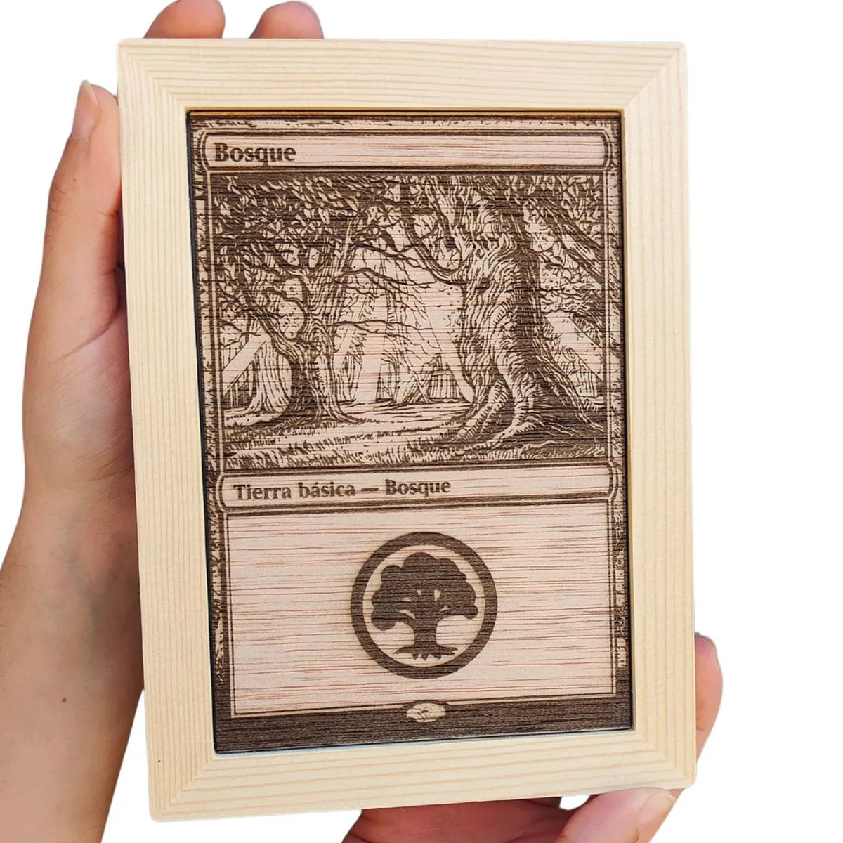 Cartel Decorativo Bosque Magic The Gathering
