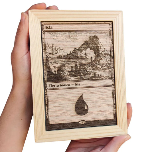 Cartel Decorativo Isla de Magic The Gathering
