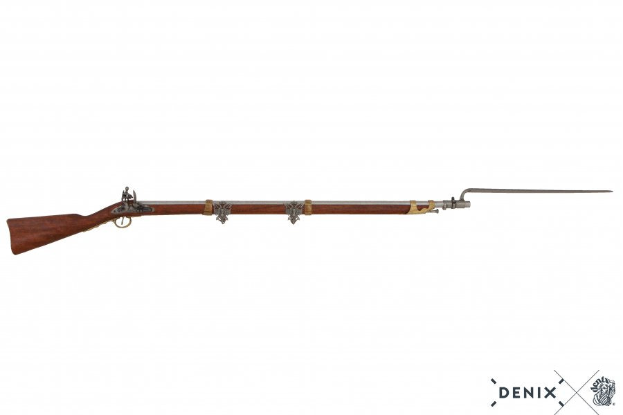 Fusil con bayoneta, época napoleónica, Francia 1806 1036