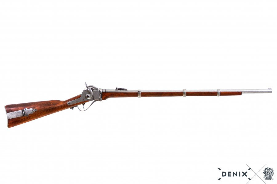 Imagen de Rifle Sharps USA 1859, 1141 Réplica no funcional parte de nuestra colección en Espadas y más, sitio oficial.