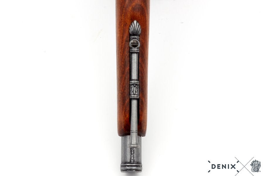 Imagen de PISTOLA DE CHISPA, SIGLO XVIII 1077G,Réplica no funcional parte de nuestra colección en Espadas y más, sitio oficial.