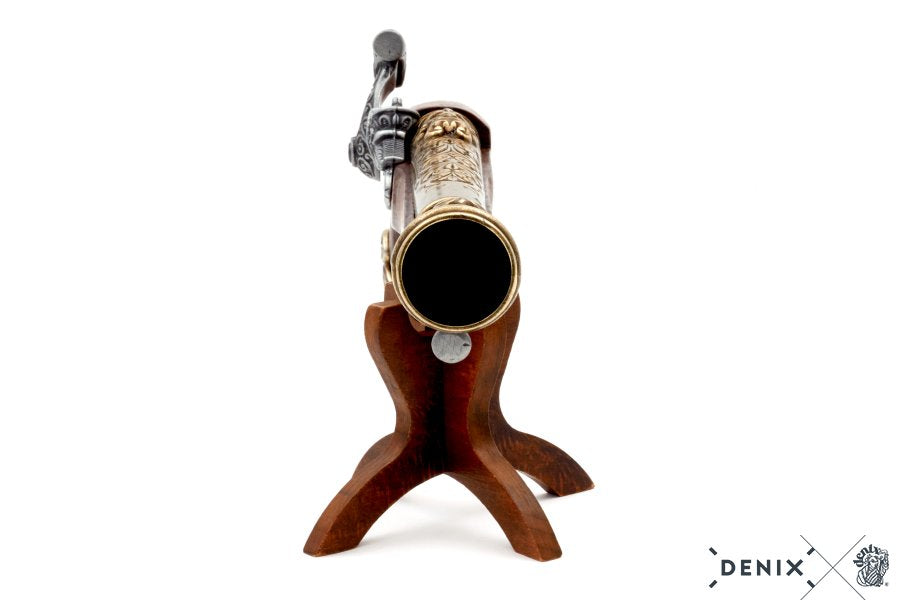 Imagen de PISTOLA DE PERCUSIÓN PIRATA, ITALIA S.XVIII 1104/L parte de nuestra colección en Espadas y más, sitio oficial.