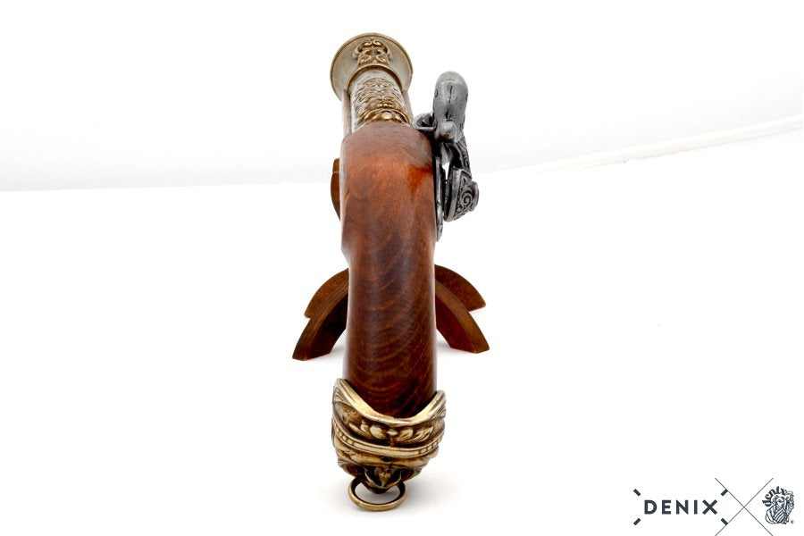 Imagen de PISTOLA DE PERCUSIÓN PIRATA, ITALIA S.XVIII 1104/L parte de nuestra colección en Espadas y más, sitio oficial.