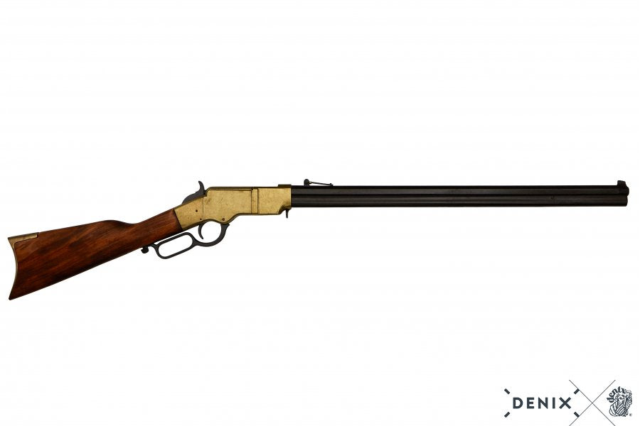 Imagen de Rifle Henry de 1860 cañón octogonal 1030/L parte de nuestra colección en Espadas y más, sitio oficial.