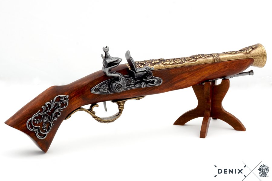 Imagen de Trabuco de chispa,1231G/L, Réplica no funcional parte de nuestra colección en Espadas y más, sitio oficial.