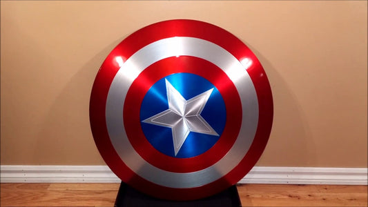 Escudo funcional profesional del Capitán América de Los Vengadores (The Avengers). Vendido por Espadas y más
