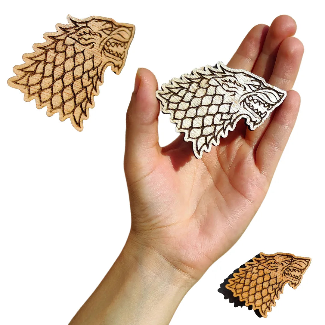 Imagen de Iman Logo Casa Stark Juego De Tronos parte de nuestra colección en Espadas y más, sitio oficial.