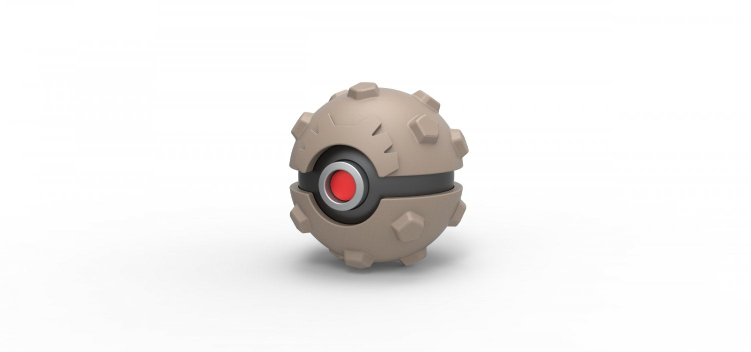 Imagen de Pokeball Artesanal Graveler parte de nuestra colección en Espadas y más, sitio oficial. Esta imagen describe pokeball