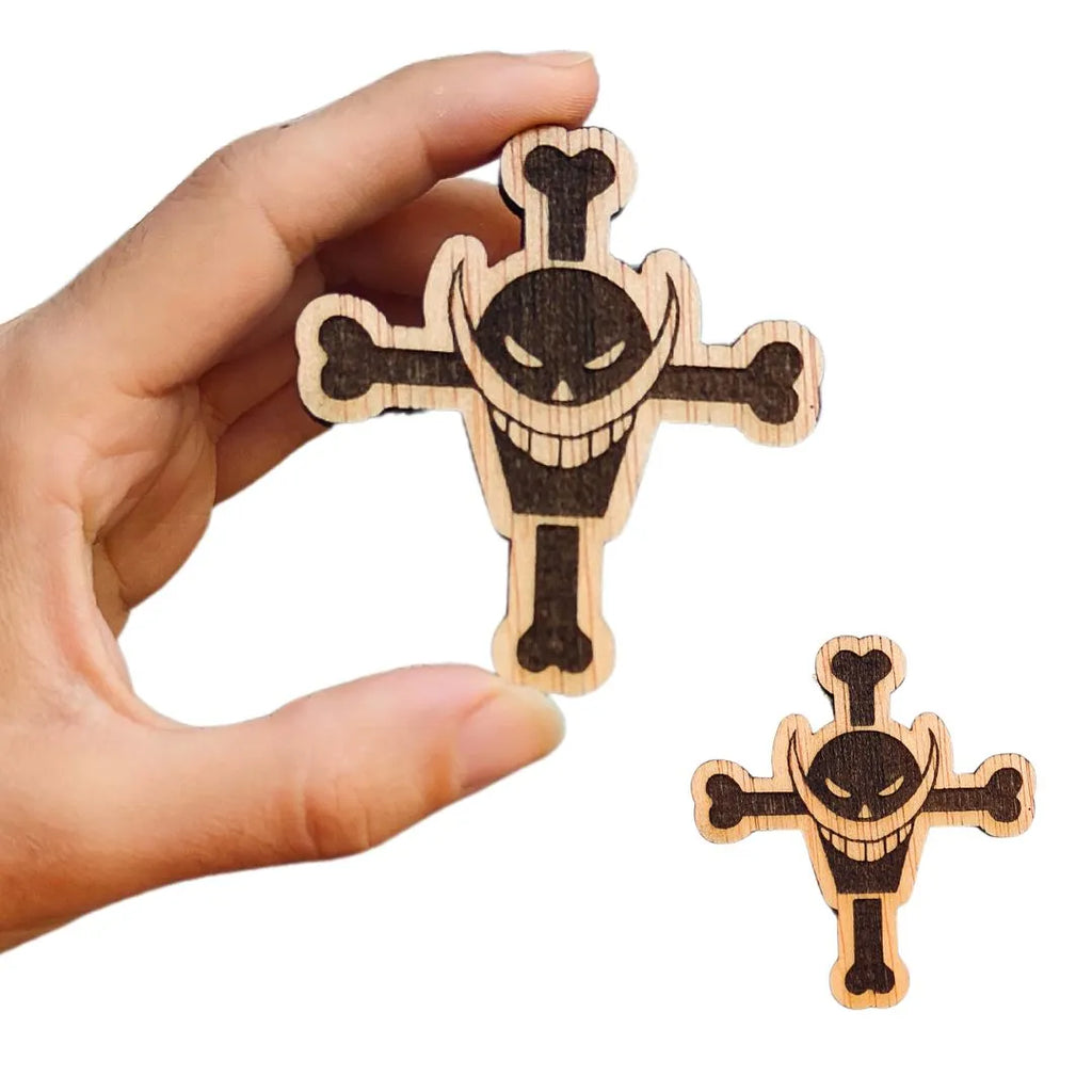 Calavera Barba Blanca One Piece, image size:1080x1080