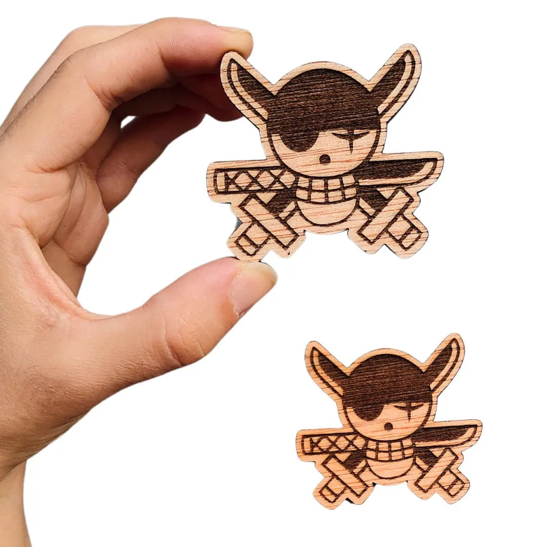 Roronoa Zoro One Piece Skull Magnet
