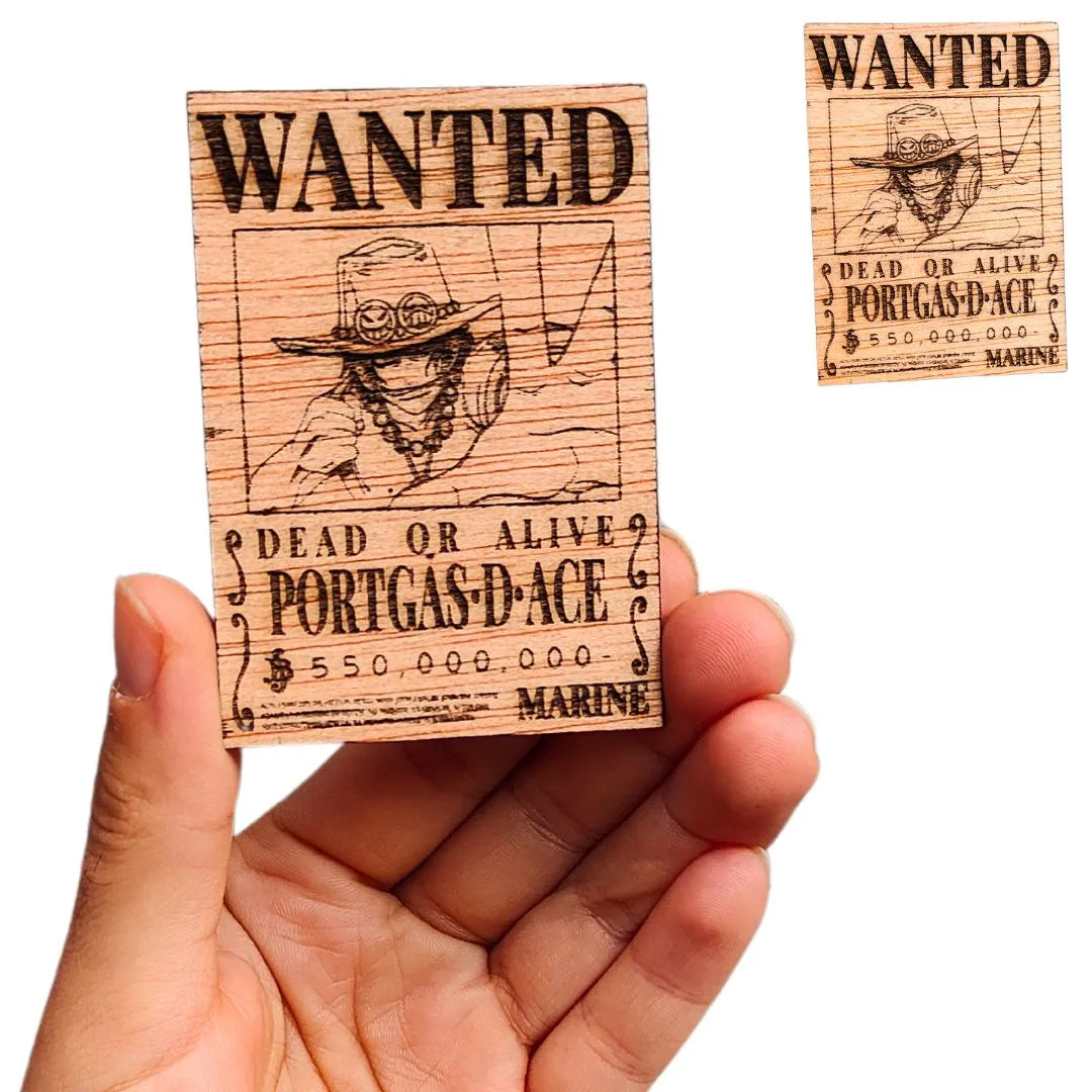 Magnet Wanted Portgas D Ace One Piece