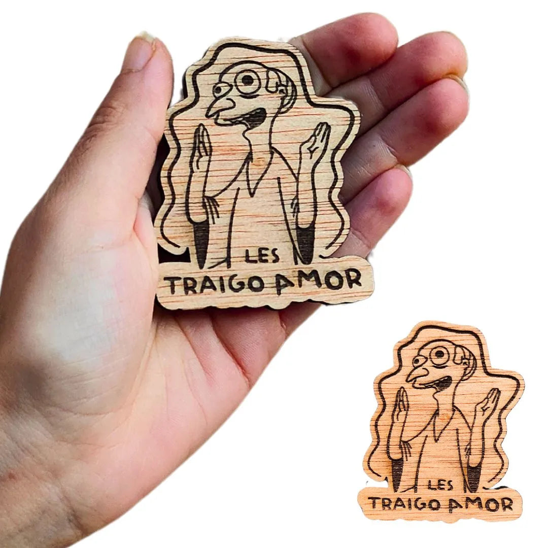 Imagen de Iman Les Traigo Amor parte de nuestra colección en Espadas y más, sitio oficial.