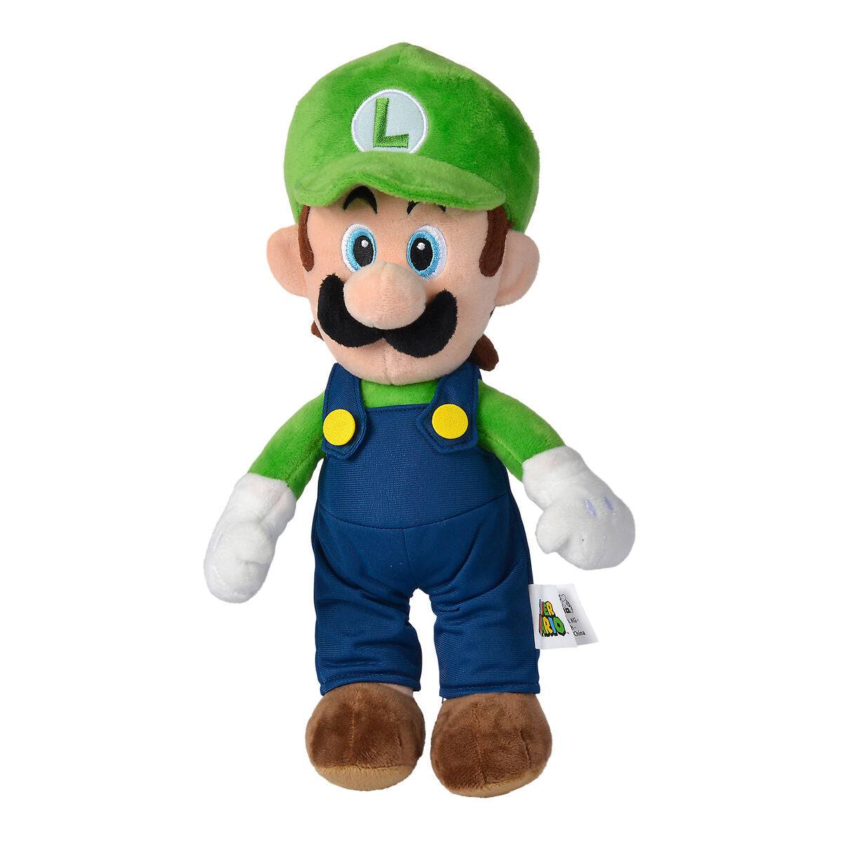Imagen de Peluche Luigi Super Mario Bros 30Cm parte de nuestra colección en Espadas y más, sitio oficial.
