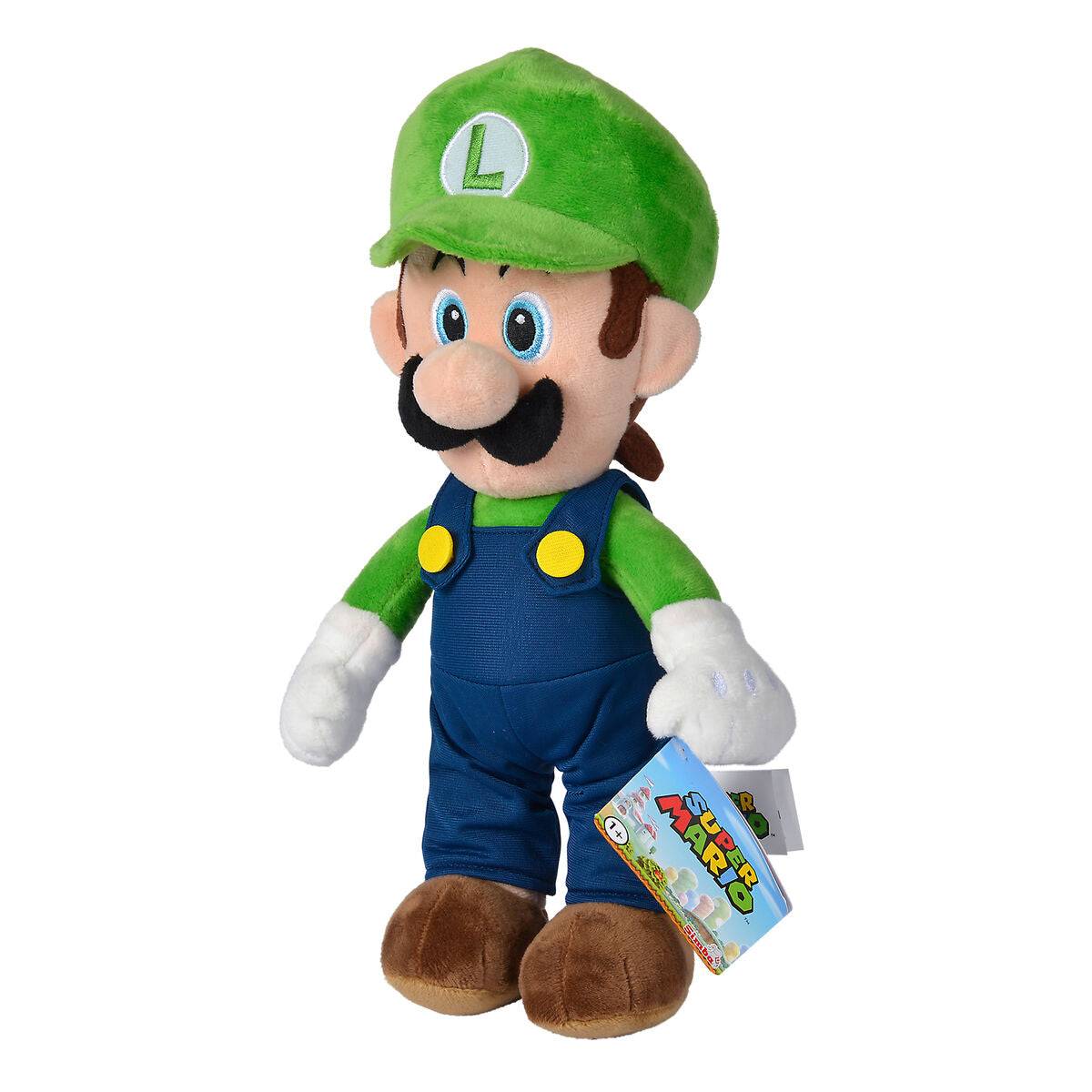 Imagen de Peluche Luigi Super Mario Bros 30Cm parte de nuestra colección en Espadas y más, sitio oficial.