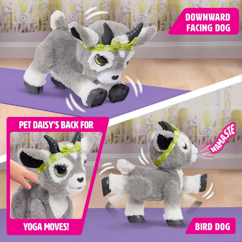 Imagen de Peluche Interactivo Cabra Daisy Yoga Furreal parte de nuestra colección en Espadas y más, sitio oficial.