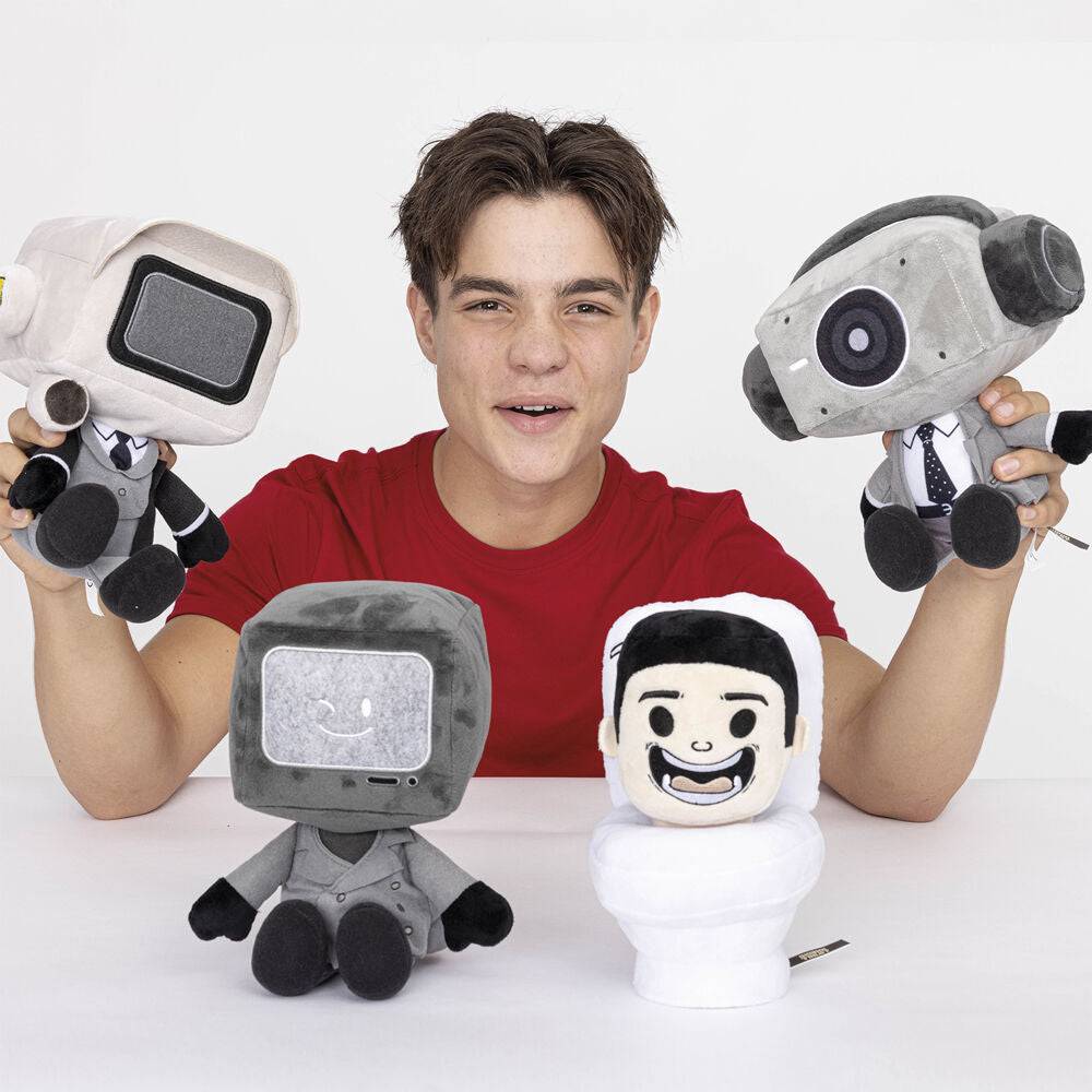 Imagen de Bolsa Sorpresa Peluche Skibidi Toilet 30Cm Surtido parte de nuestra colección en Espadas y más, sitio oficial.