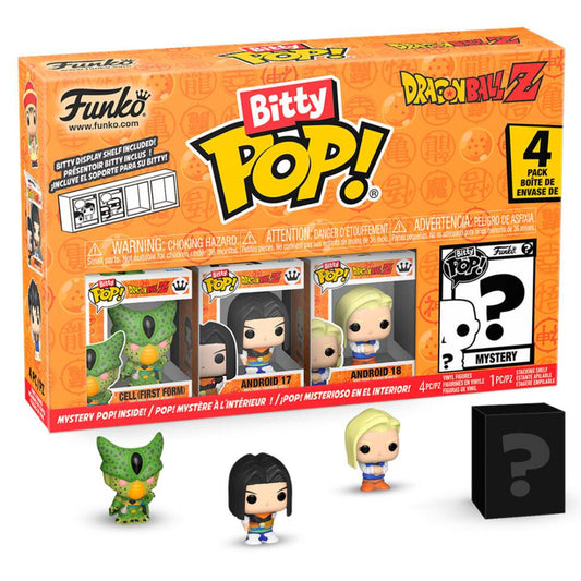 Imagen de Blister 4 Figuras Bitty Pop Dragon Ball Z Frieza parte de nuestra colección en Espadas y más, sitio oficial.