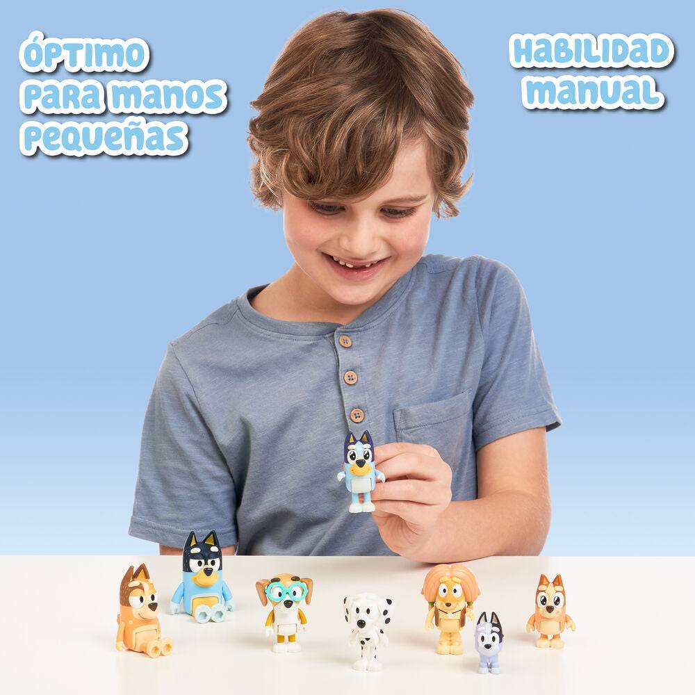 Imagen de Blister 8 Figuras Bluey parte de nuestra colección en Espadas y más, sitio oficial.