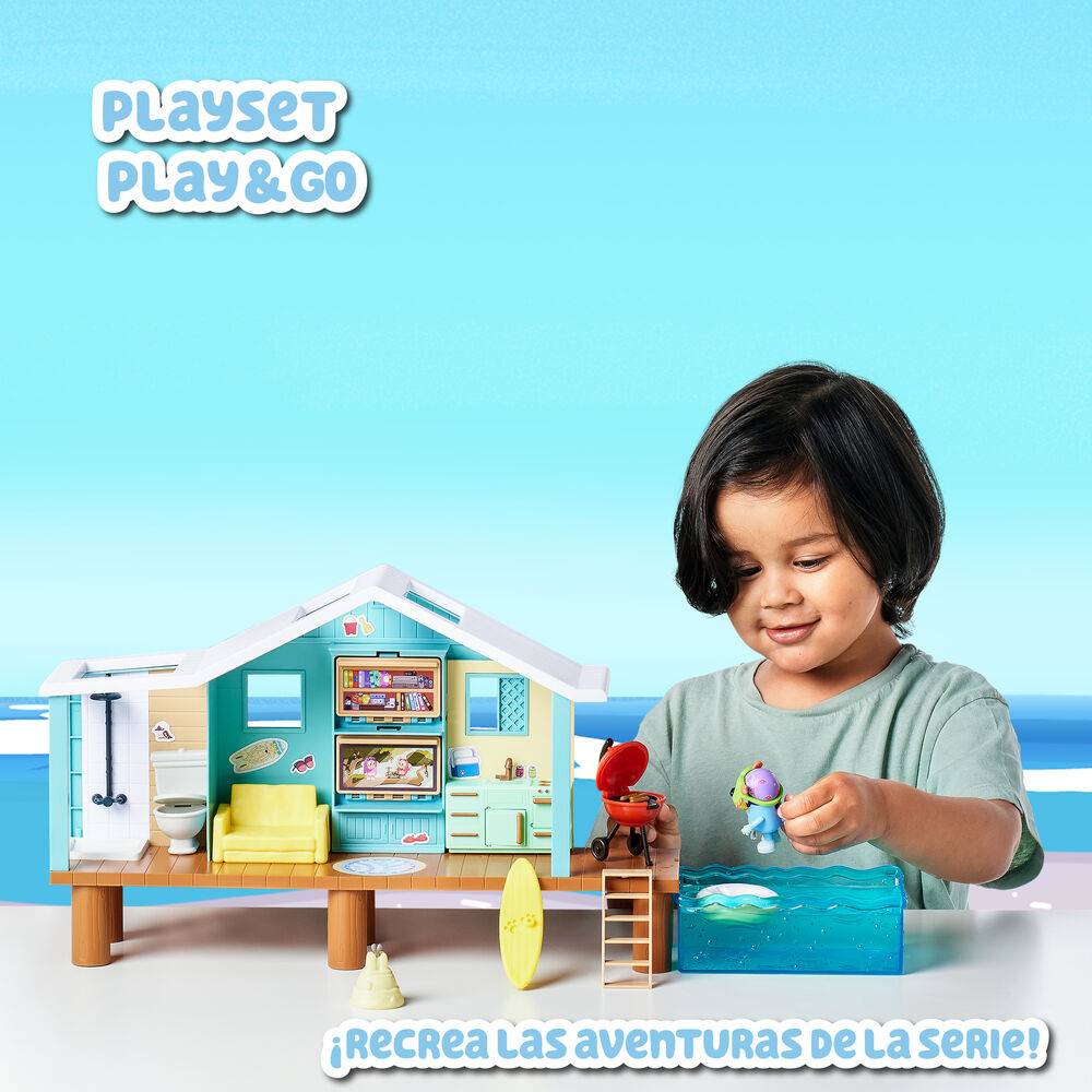 Imagen de Cabaña En La Playa + Figura Bluey parte de nuestra colección en Espadas y más, sitio oficial.
