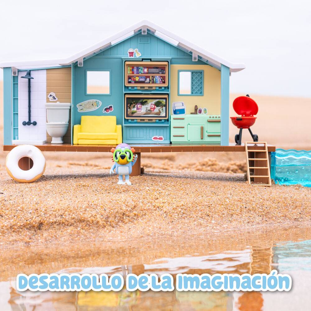 Imagen de Cabaña En La Playa + Figura Bluey parte de nuestra colección en Espadas y más, sitio oficial.