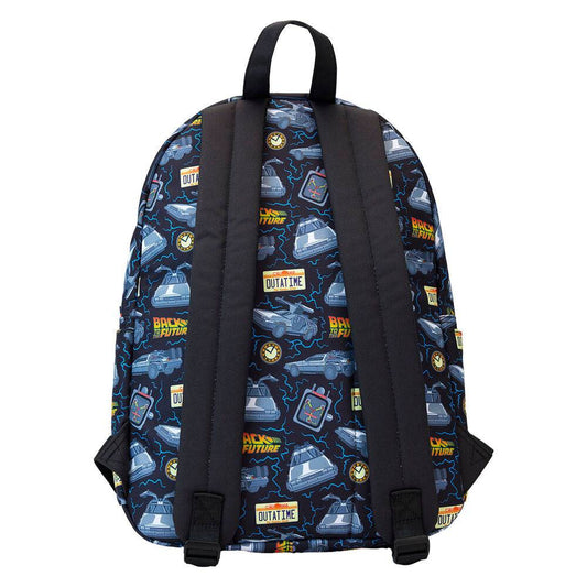 Imagen de Mochila Nylon 40Th Anniversary Regreso Al Futuro Loungefly 44Cm parte de nuestra colección en Espadas y más, sitio oficial.