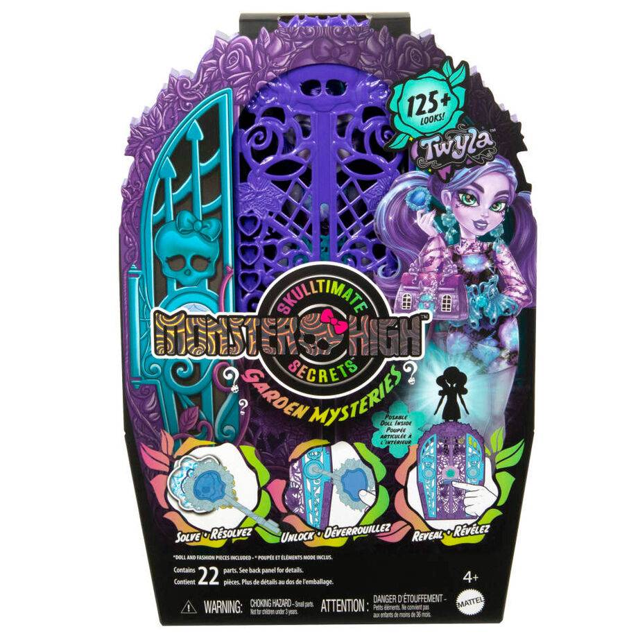 Imagen de Muñeca Twyla Skulltimate Secrets Midnight Garden Monster High parte de nuestra colección en Espadas y más, sitio oficial.