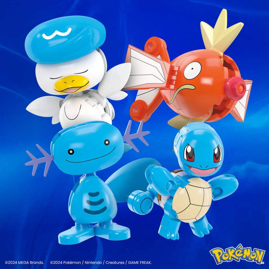 Imagen de Mega Construx Equipo De Entrenador De Agua Pokemon parte de nuestra colección en Espadas y más, sitio oficial.