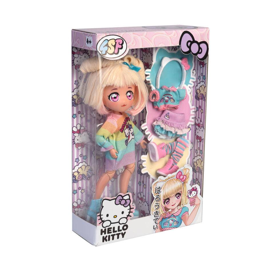 Imagen de Muñeca Manga Fashion Unicorns Hello Kitty parte de nuestra colección en Espadas y más, sitio oficial.