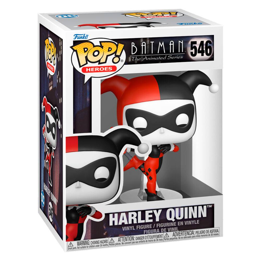 Imagen de Figura Pop Batman The Animated Series Harley Quinn parte de nuestra colección en Espadas y más, sitio oficial.