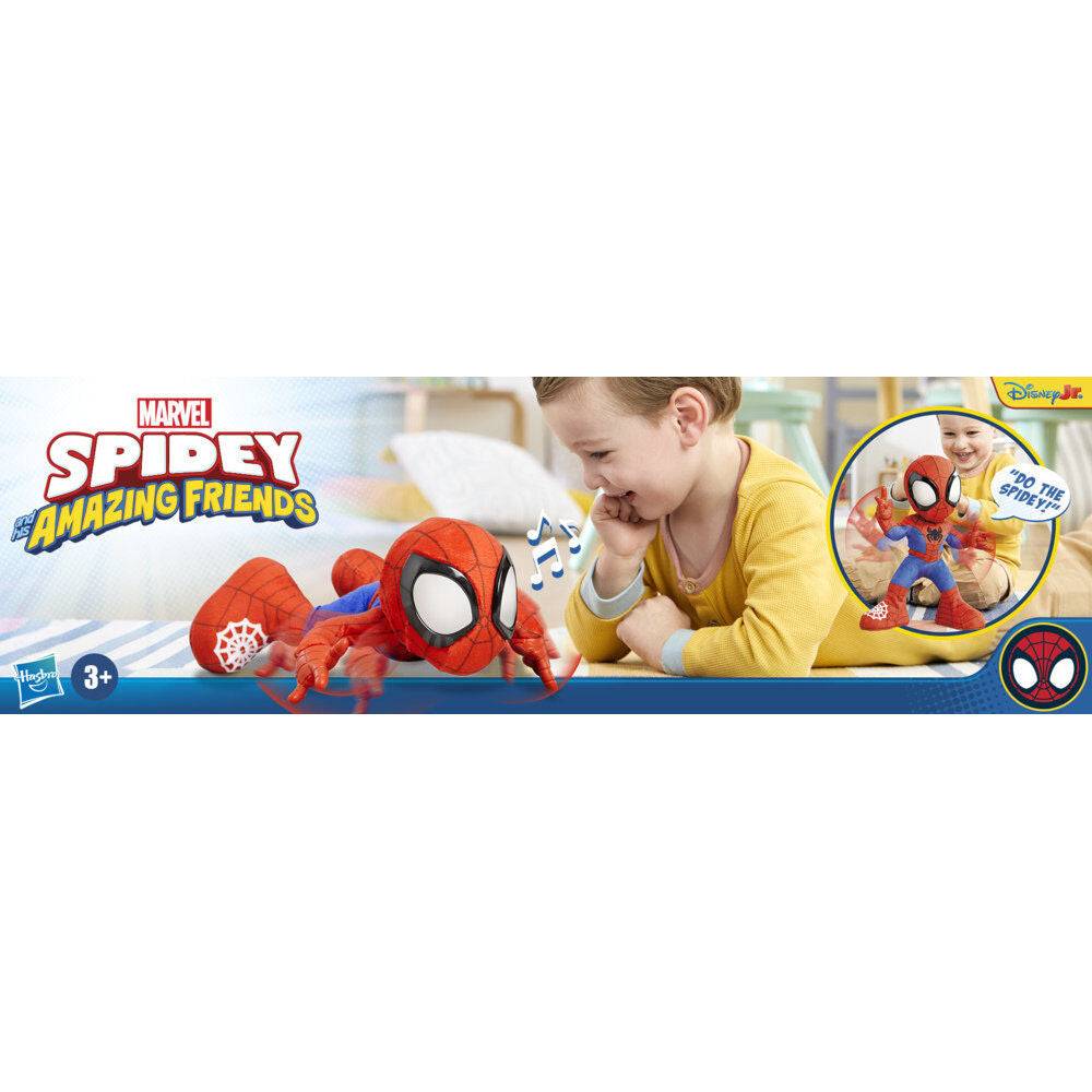 Imagen de Muñeco Peluche Spidey Baila Y Gatea Spidey And His Amazing Friends Marvel parte de nuestra colección en Espadas y más, sitio oficial.
