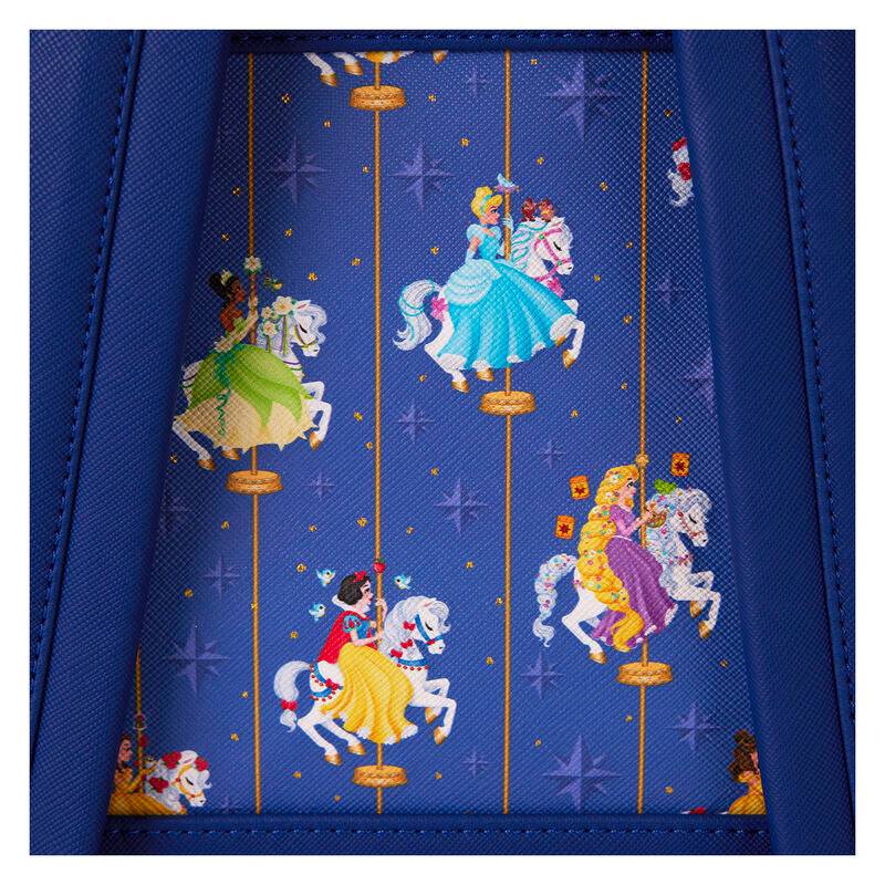 Imagen de Mochila Carousel Princesas Disney Loungefly 26Cm parte de nuestra colección en Espadas y más, sitio oficial.