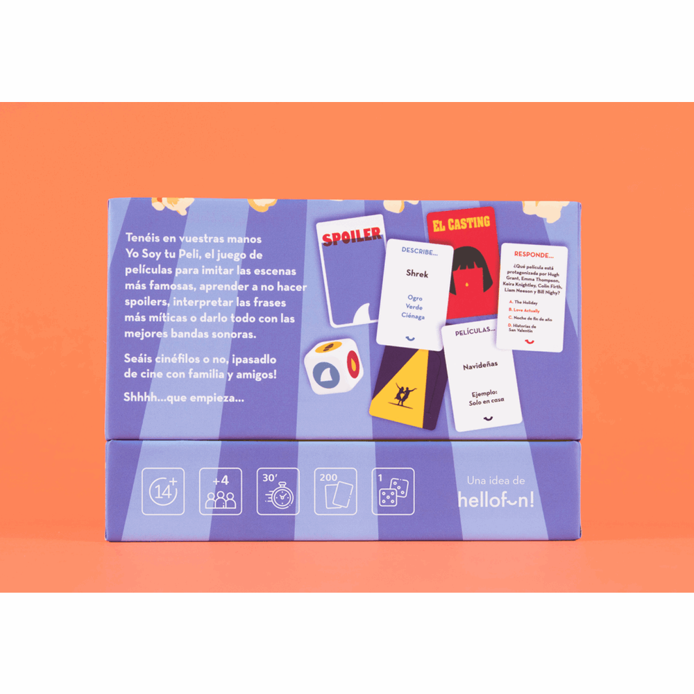 Imagen de Juego Yo Soy Tu Peli Español parte de nuestra colección en Espadas y más, sitio oficial.