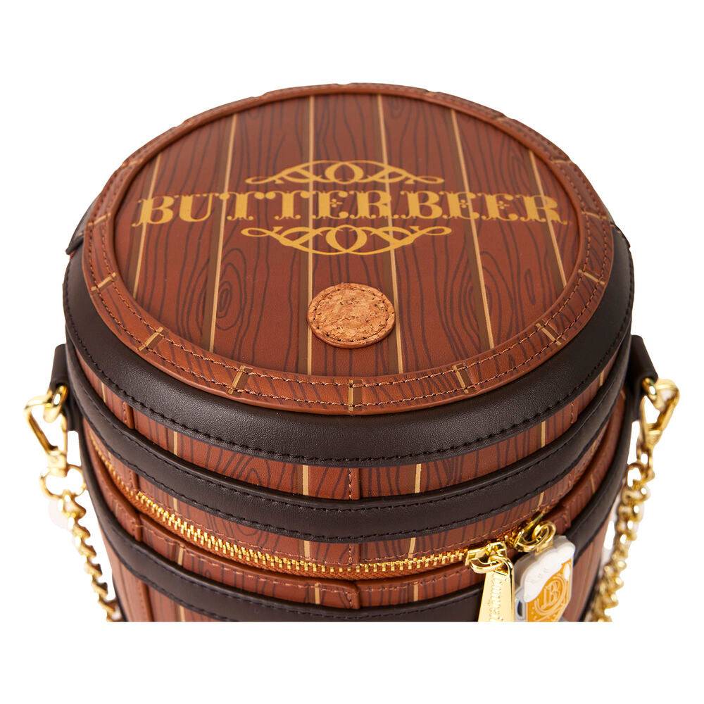 Imagen de Bolso Bandolera Butterbeer Harry Potter Loungefly parte de nuestra colección en Espadas y más, sitio oficial.