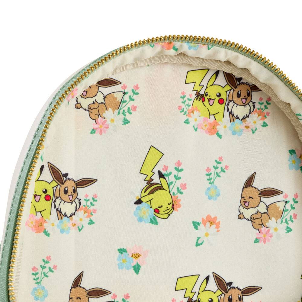 Imagen de Mochila Pikachu & Eevee Floral Pokemon Loungefly parte de nuestra colección en Espadas y más, sitio oficial.