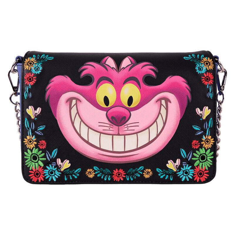 Imagen de Bolso Bandolera Gato Cheshire Alicia En El Pais De Las Maravillas Disney parte de nuestra colección en Espadas y más, sitio oficial.