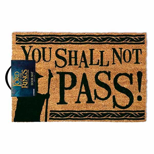 Imagen 1 de Felpudo El Señor De Los Anillos You Shall Not Pass