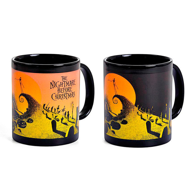 Imagen 3 de Taza Escena Del Cementerio Pesadilla Antes De Navidad Disney 315Ml