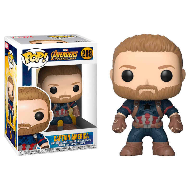 Imagen de Figura Pop Marvel Avengers Infinity War Capitan America parte de nuestra colección en Espadas y más, sitio oficial.