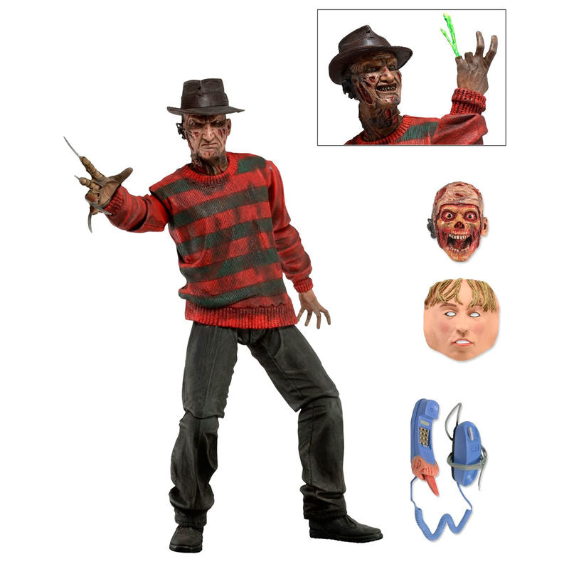 Imagen 2 - Figura Articulada Ultimate Freddy Krueger 30Th Anniversary Pesadilla En Elm Street 18Cm