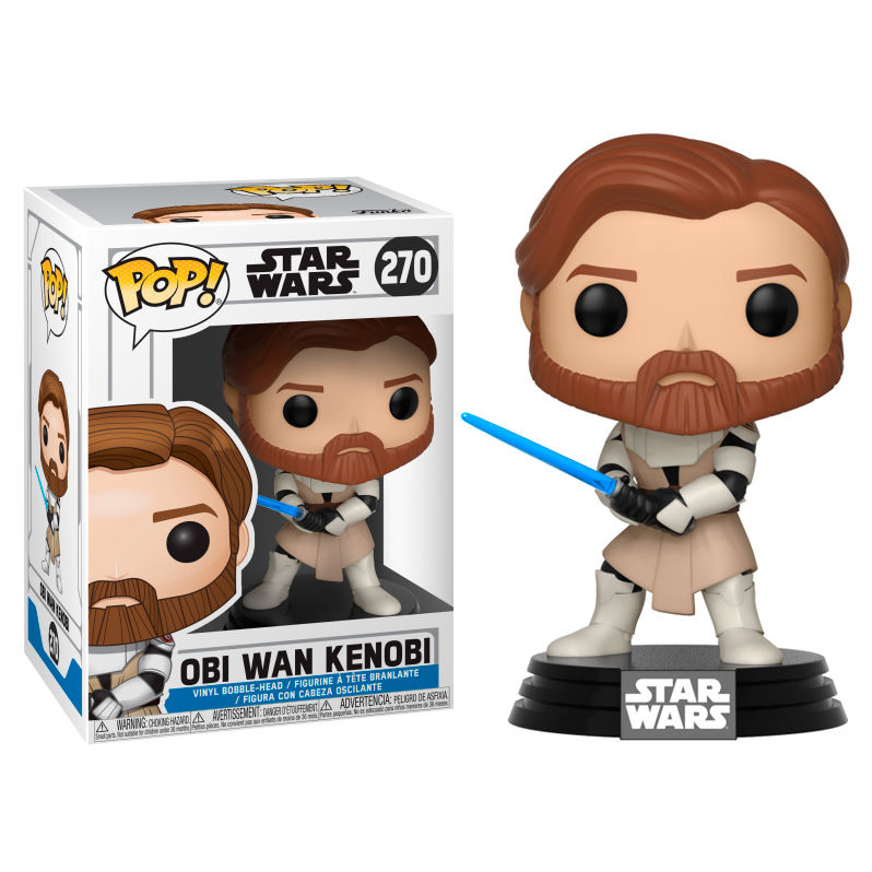 Imagen de Figura Pop Star Wars Clone Wars Obi Wan Kenobi parte de nuestra colección en Espadas y más, sitio oficial.