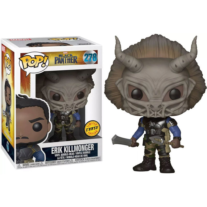 Imagen 1 - Figura Pop Marvel Black Panther Killmonger Chase