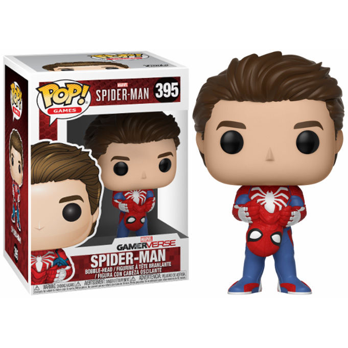 Imagen 1 de Figura Pop Marvel Spiderman Unmasked Spider-Man