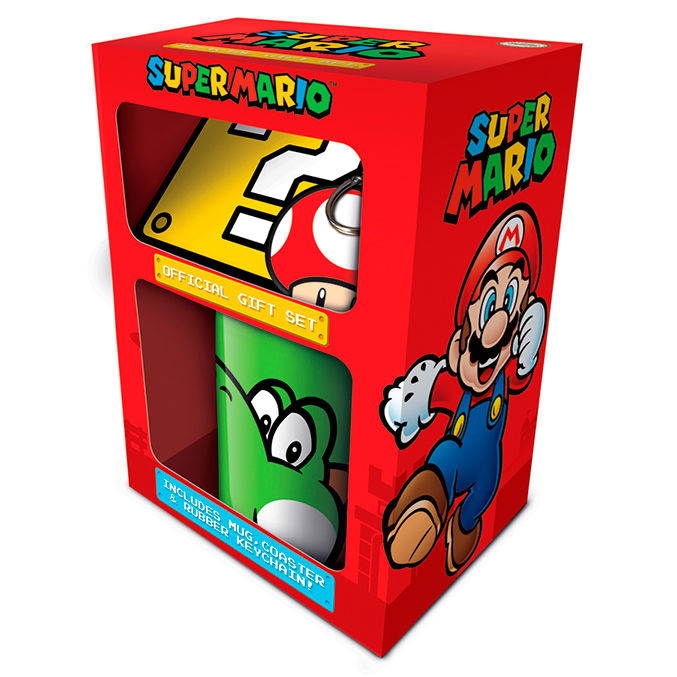 Imagen 1 de Pack Regalo Taza Llavero Super Mario Nintendo