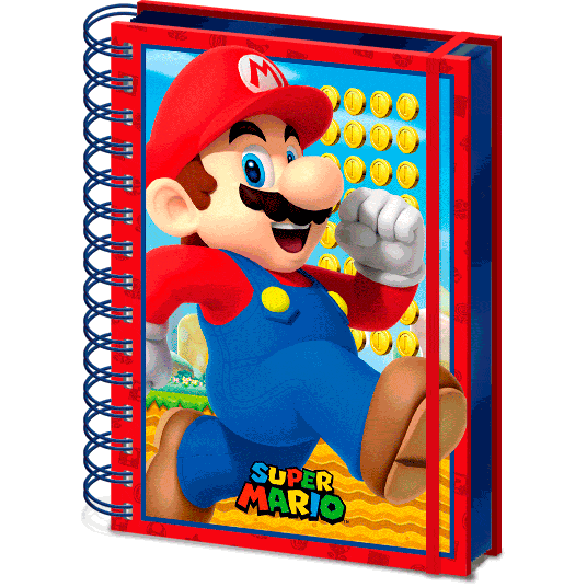 Imagen 1 de Cuaderno Lenticular A5 Super Mario Nintendo