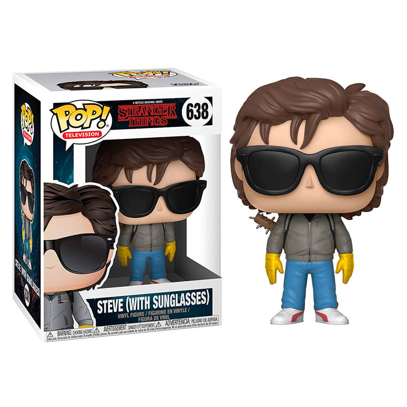Imagen de Figura Pop Stranger Things Steve With Sunglasses parte de nuestra colección en Espadas y más, sitio oficial.